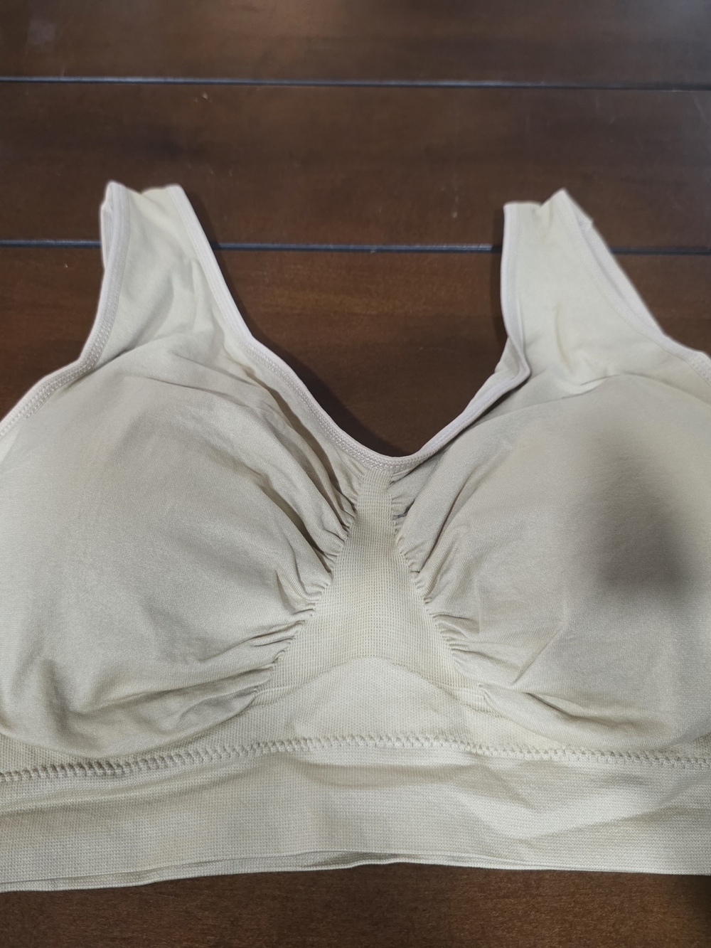 Seamless Nude Wireless Comfort Bra NEW from Amazon